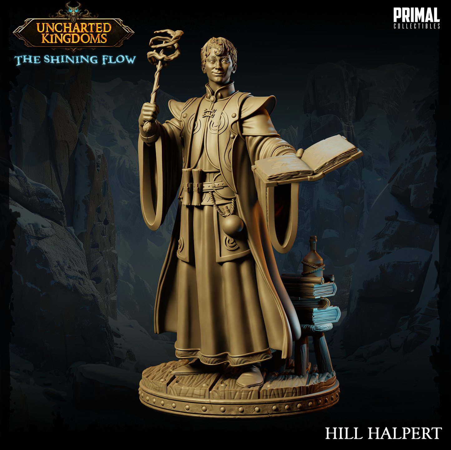 Primal Collectibles - Hill Halpert, Human Wizard - UK The Shining Flow 2024 June