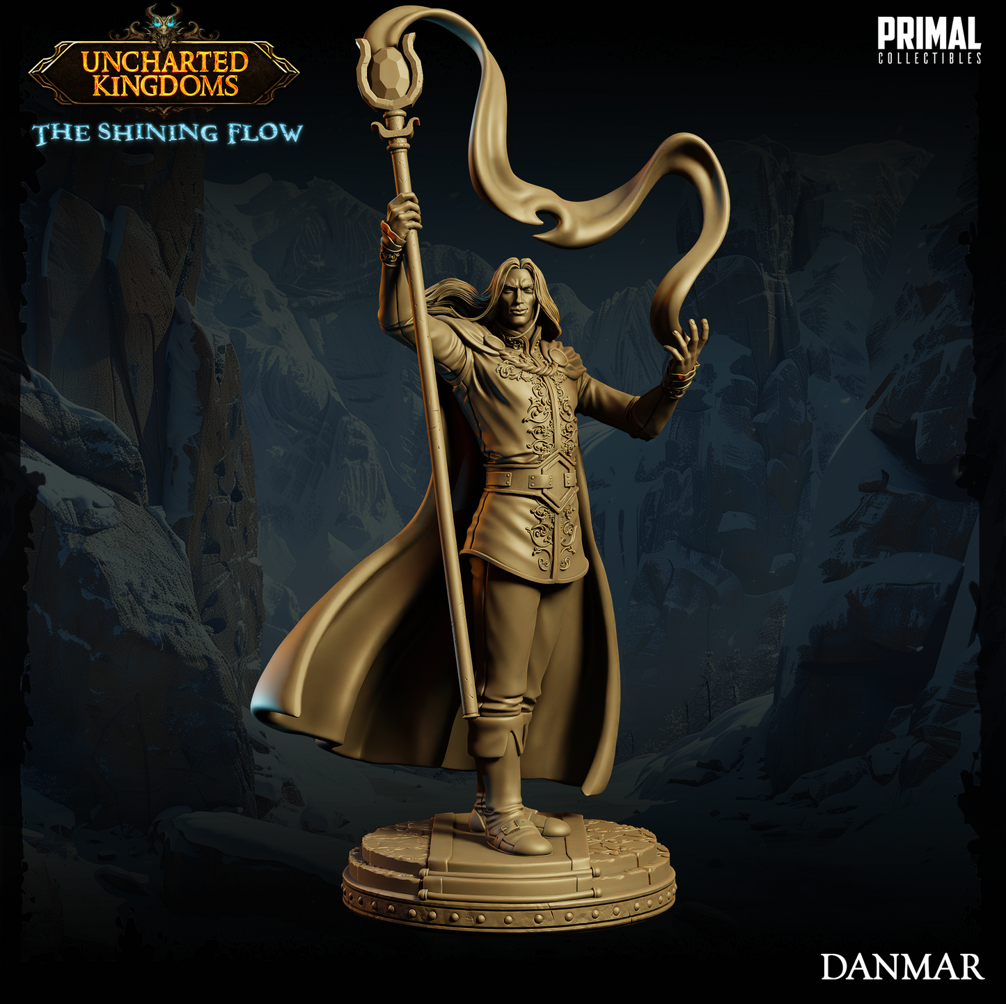 Primal Collectibles - Danmar, Drow Wizard - UK The Shining Flow 2024 June