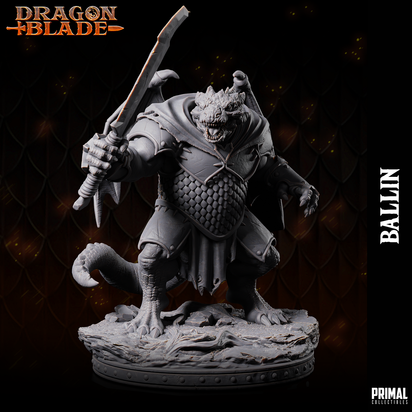 Primal Collectibles - Ballin, Kapak Draconian - Dragon Blade 2023 October