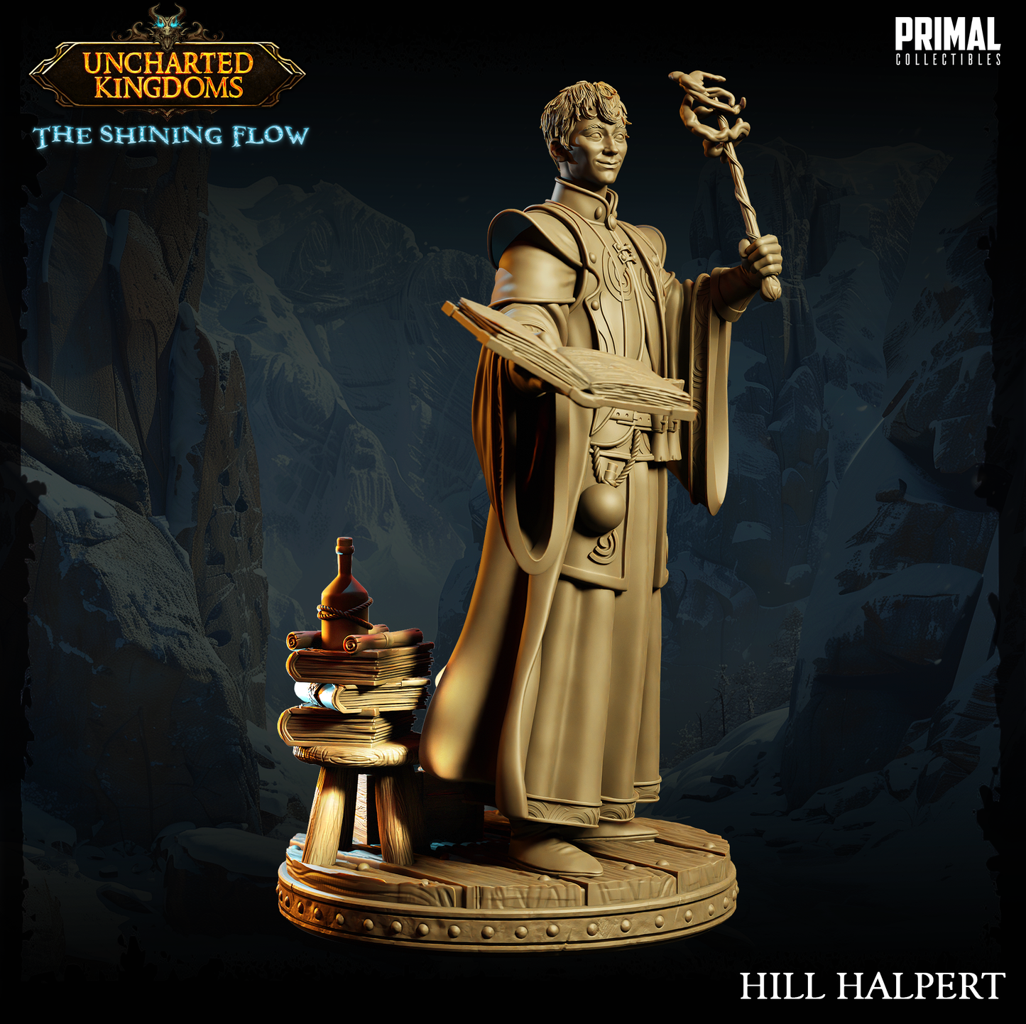 Primal Collectibles - Hill Halpert, Human Wizard - UK The Shining Flow 2024 June