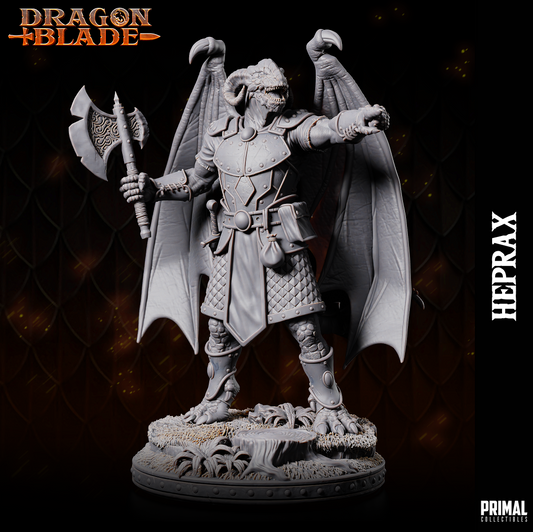Primal Collectibles - Heprax, Kapak Draconian - Dragon Blade 2023 November