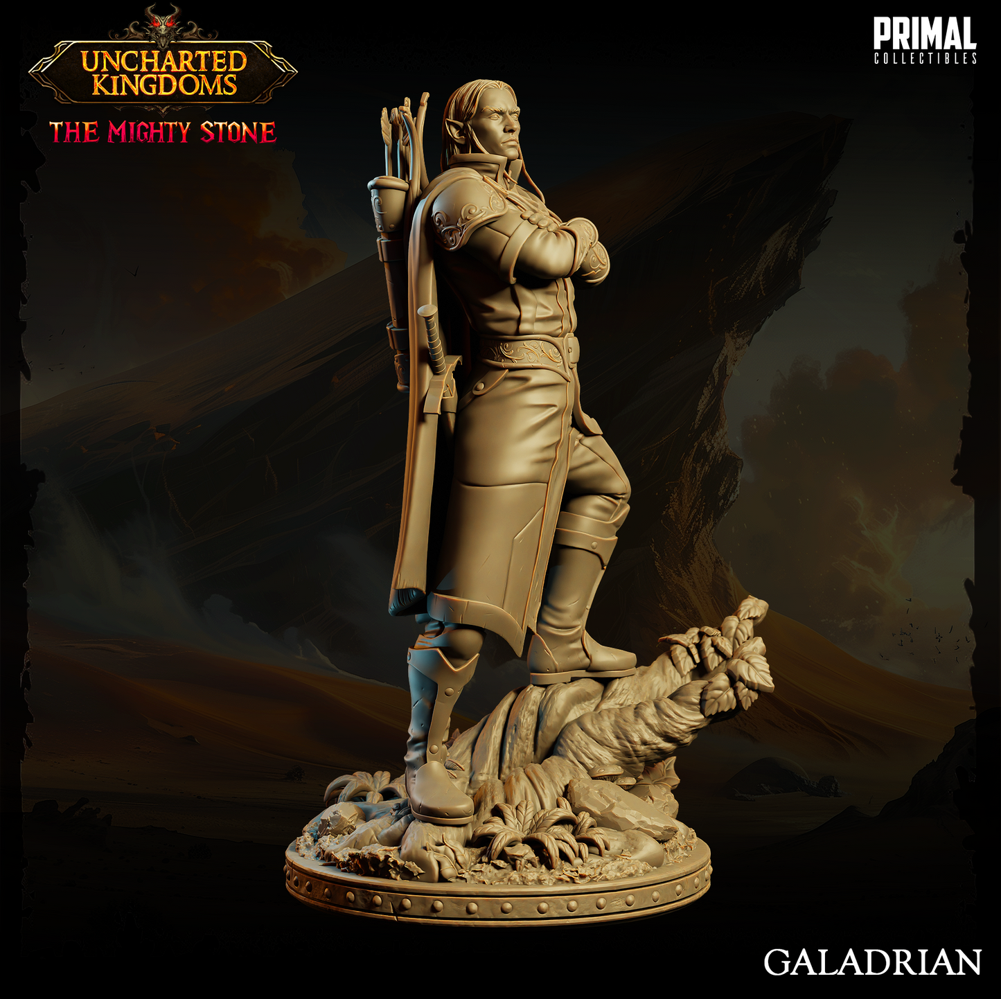 Primal Collectibles - Galadrian, Elf Ranger - UK The Migthy Stone 2024 September