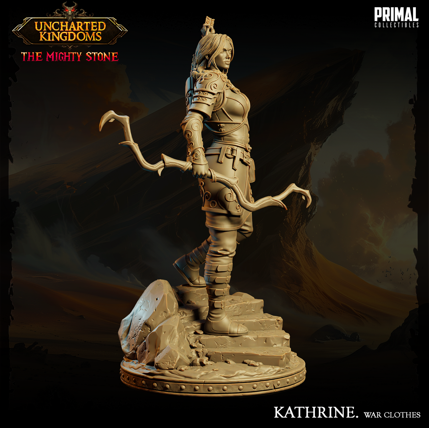 Primal Collectibles - Katherine Catti-Brie, Human Fighter  - UK The Migthy Stone 2024 September