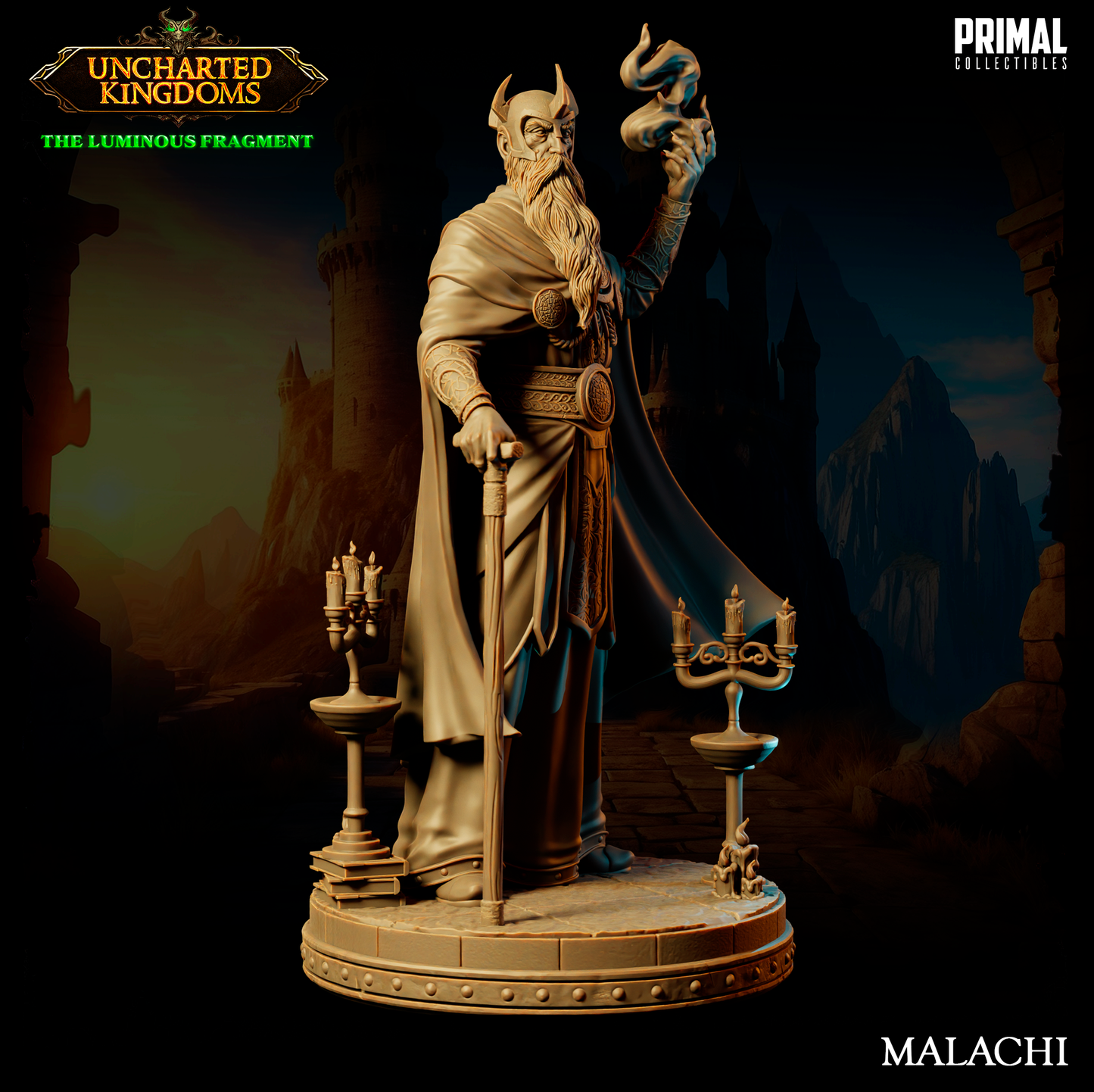 Primal Collectibles - Malachi, Human Wizard - UK The Louminus Fragment 2024 March