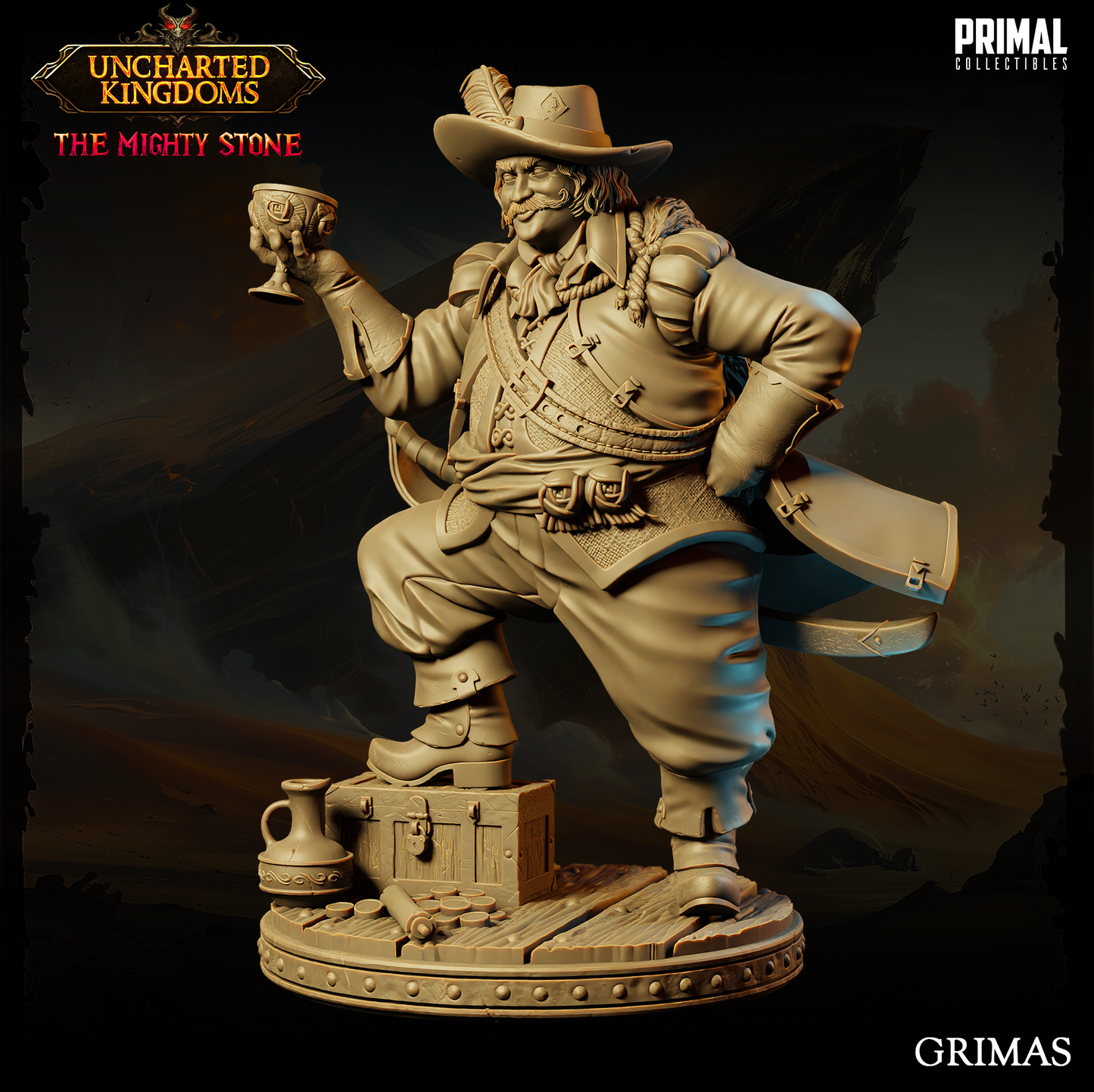 Primal Collectibles - Moneylender Grimas - UK The Migthy Stone 2024 October