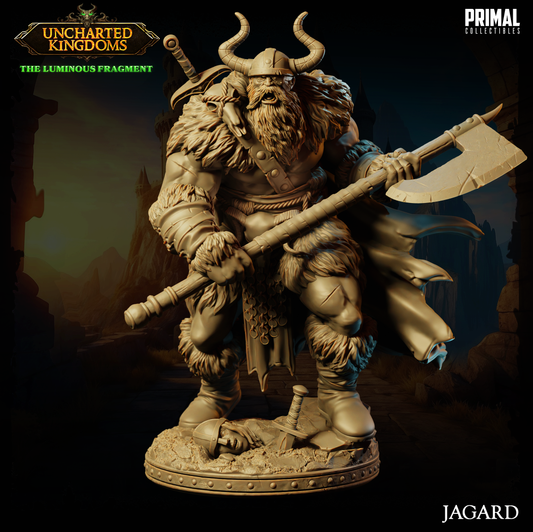 Primal Collectibles - King Jagard, Human Barbarian - UK The Louminus Fragment 2024 March