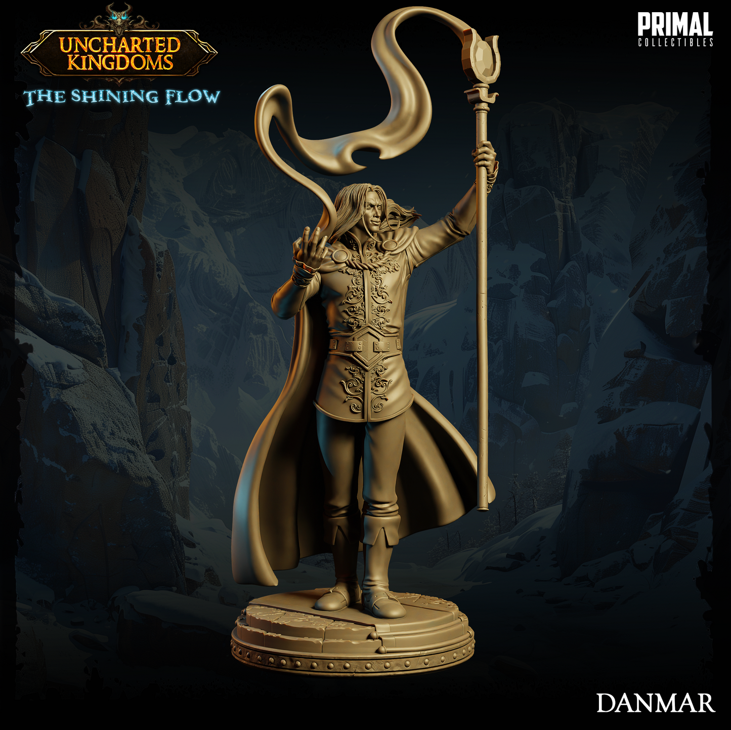 Primal Collectibles - Danmar, Drow Wizard - UK The Shining Flow 2024 June