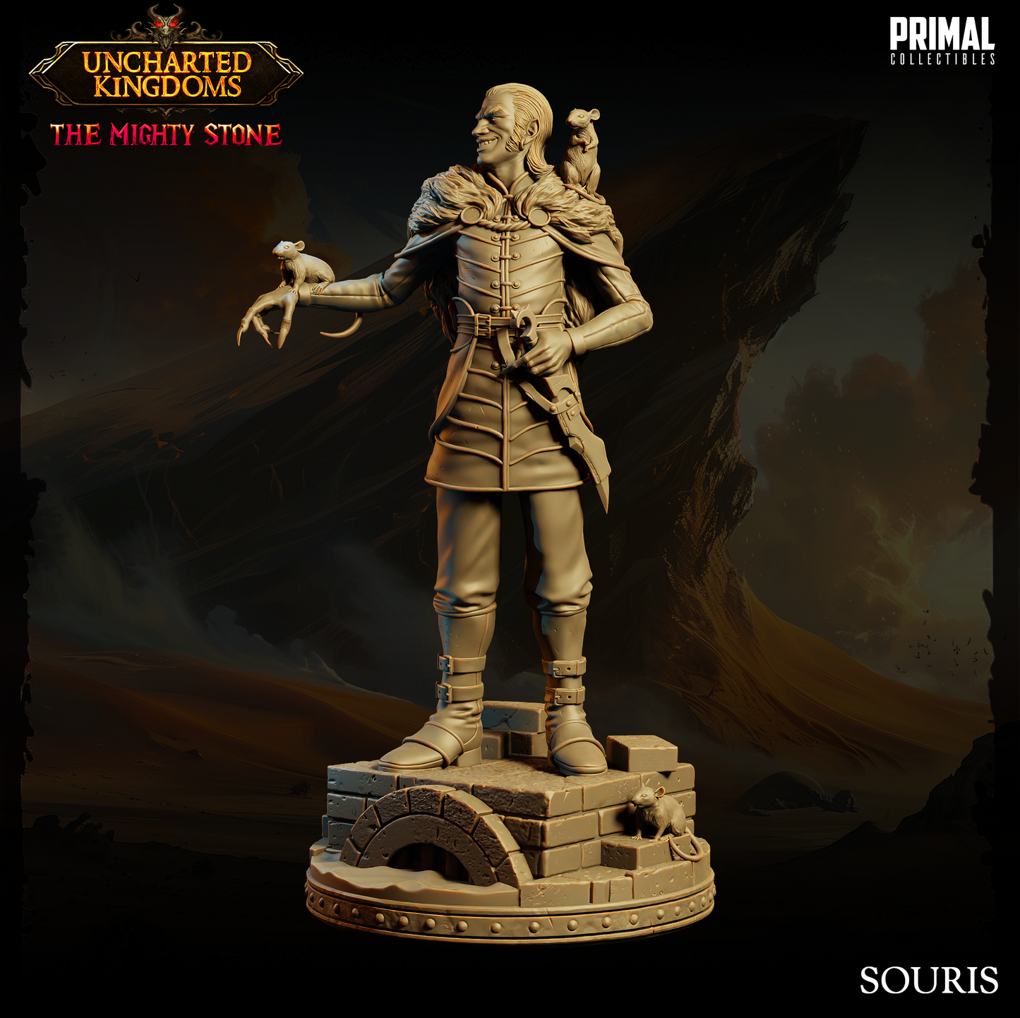 Primal Collectibles - Ratman Soldier Souris - UK The Migthy Stone 2024 August