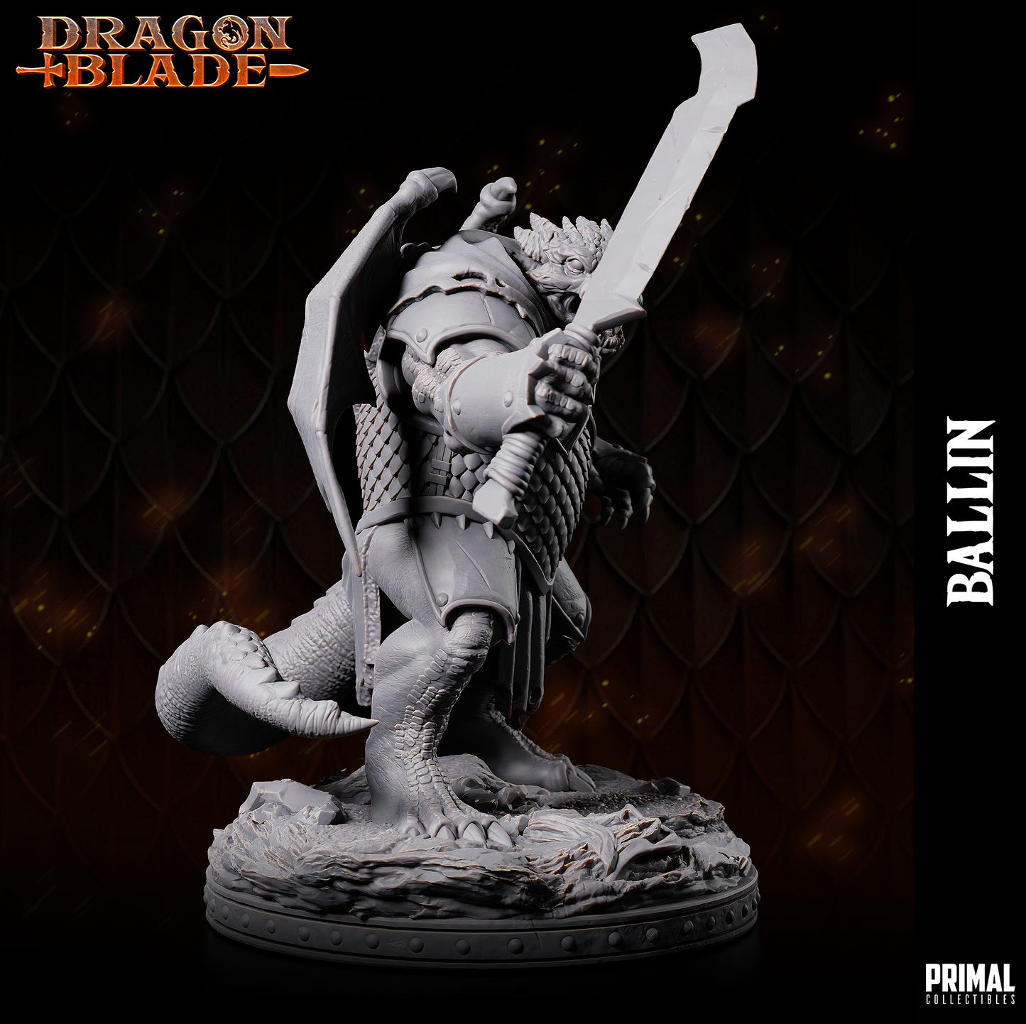 Primal Collectibles - Ballin, Kapak Draconian - Dragon Blade 2023 October