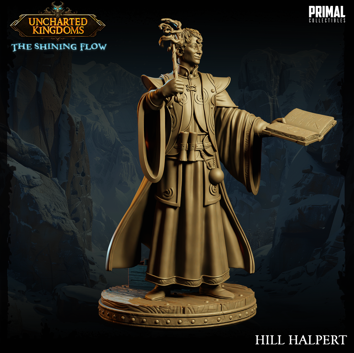 Primal Collectibles - Hill Halpert, Human Wizard - UK The Shining Flow 2024 June