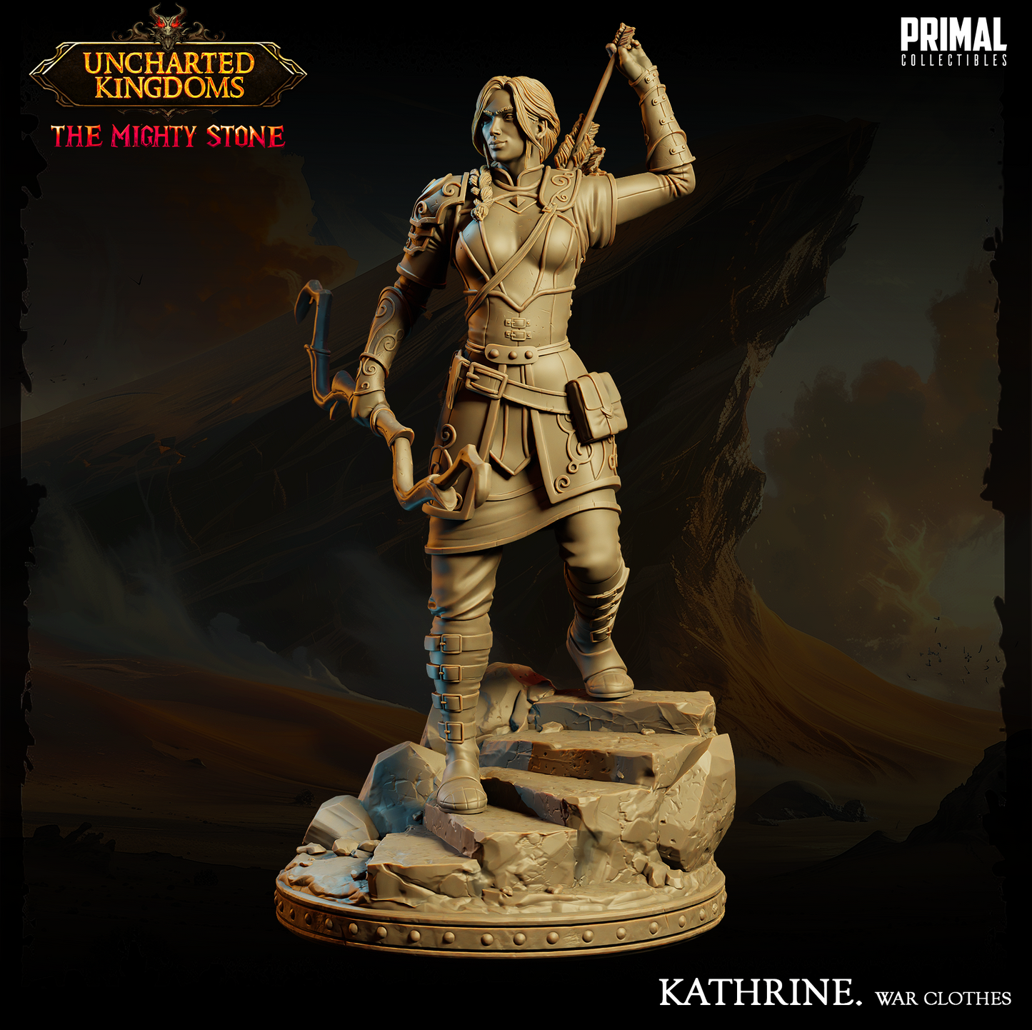 Primal Collectibles - Katherine Catti-Brie, Human Fighter  - UK The Migthy Stone 2024 September