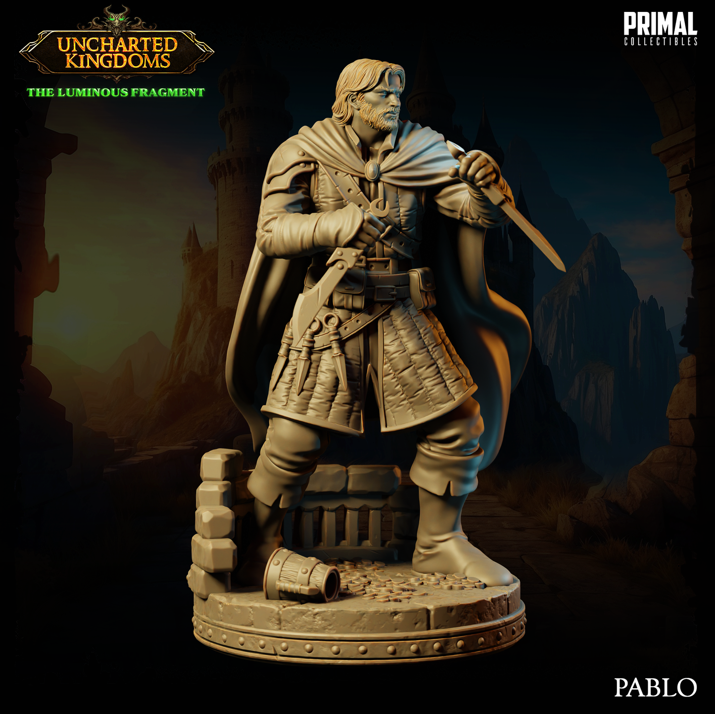 Primal Collectibles - Pablo, Human Rogue - UK The Louminus Fragment 2024 March