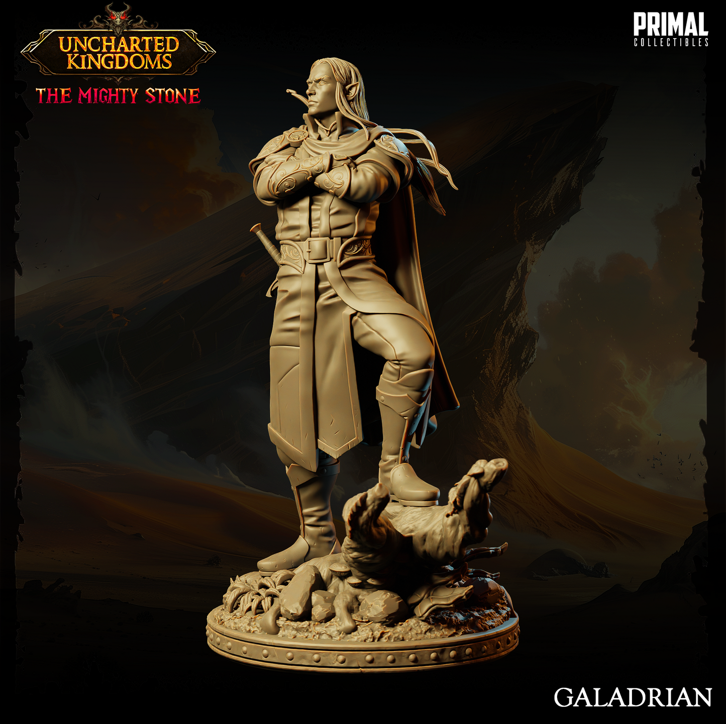 Primal Collectibles - Galadrian, Elf Ranger - UK The Migthy Stone 2024 September