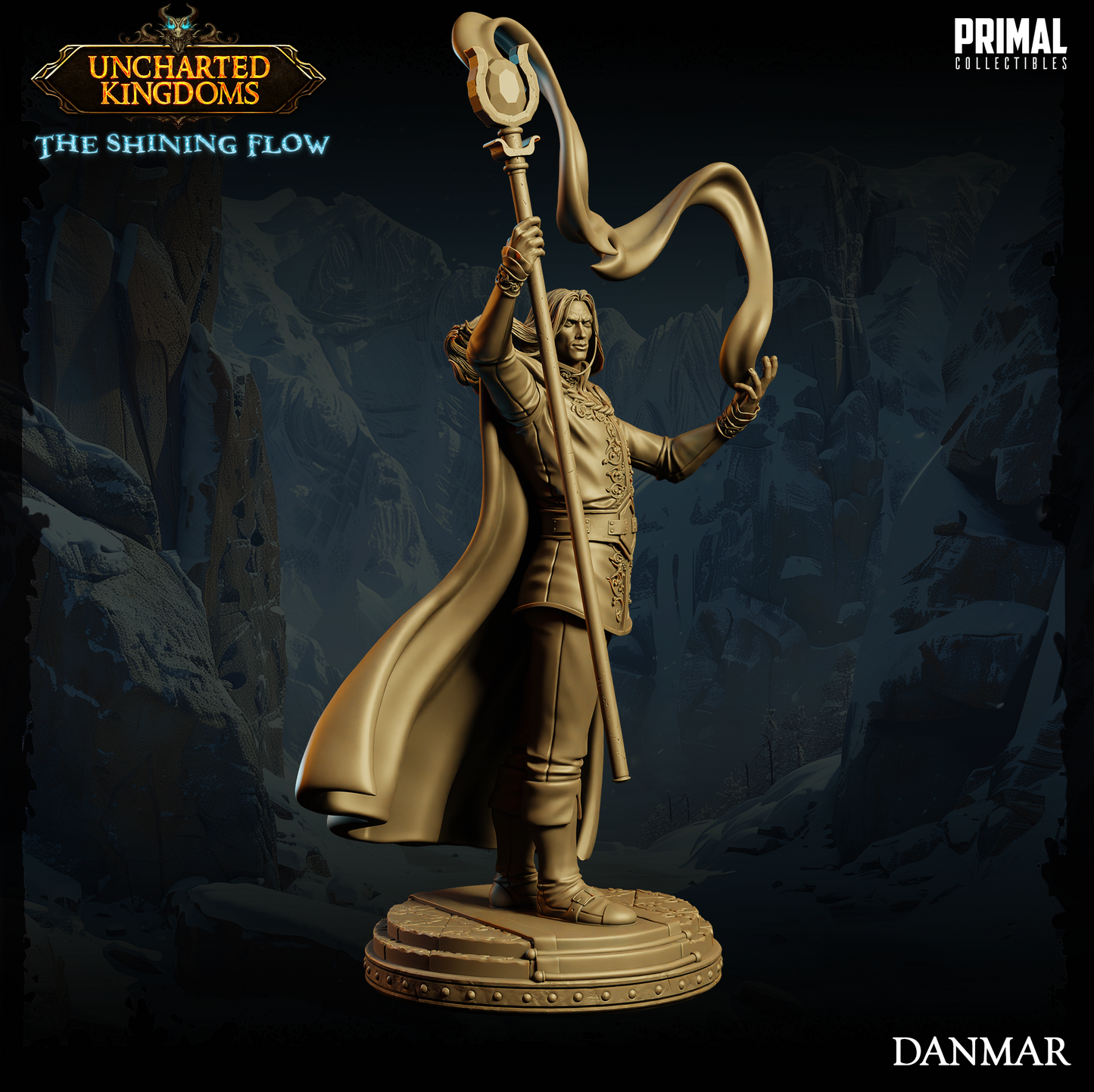 Primal Collectibles - Danmar, Drow Wizard - UK The Shining Flow 2024 June