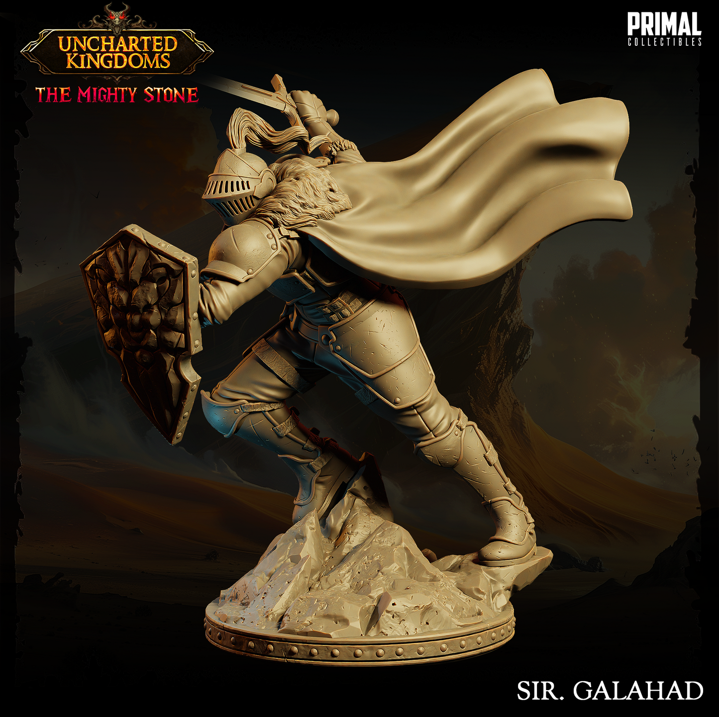 Primal Collectibles - SIr Galahad, Knight - UK The Migthy Stone 2024 October