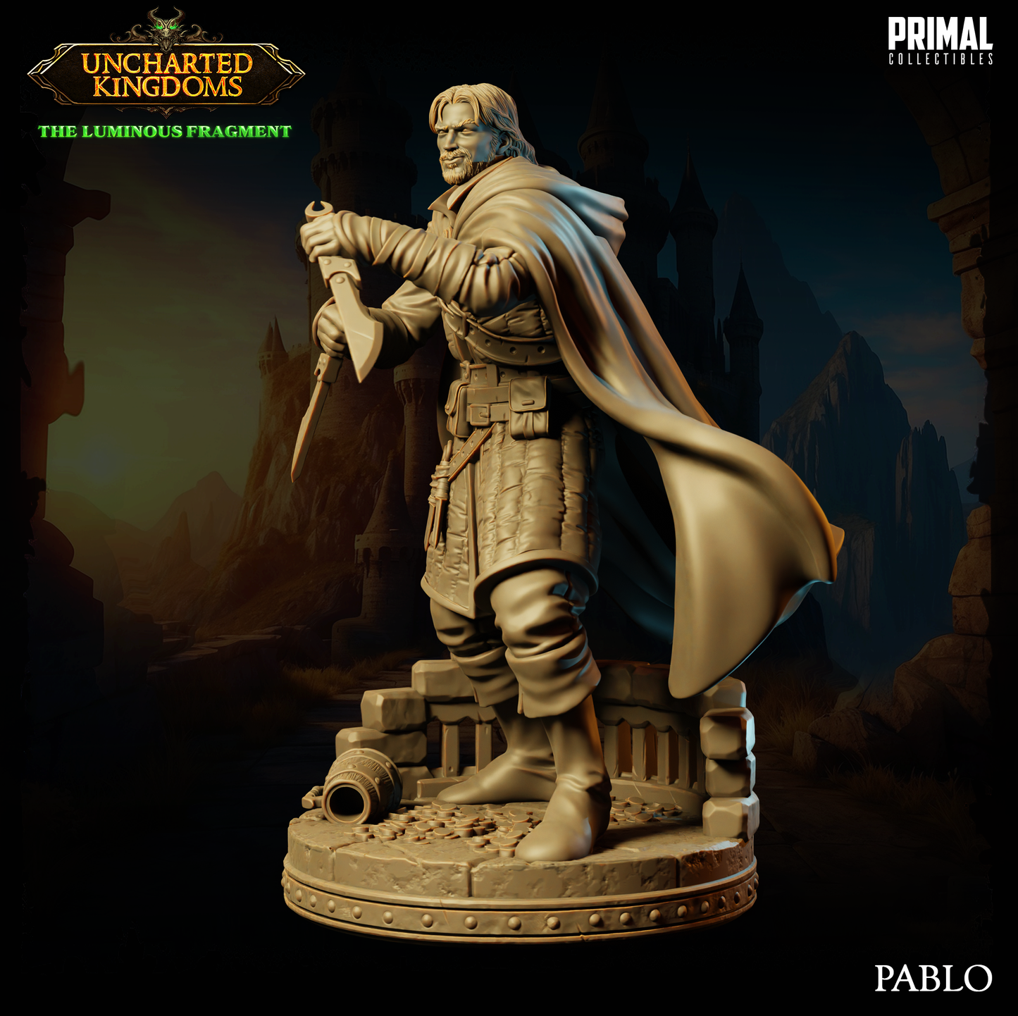 Primal Collectibles - Pablo, Human Rogue - UK The Louminus Fragment 2024 March