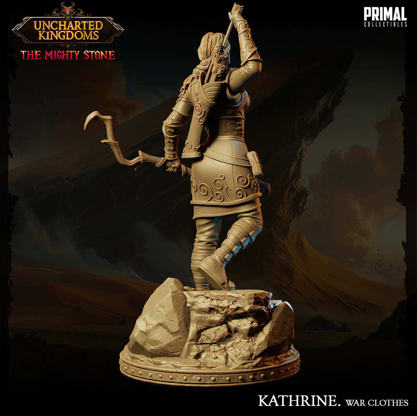 Primal Collectibles - Katherine Catti-Brie, Human Fighter  - UK The Migthy Stone 2024 September