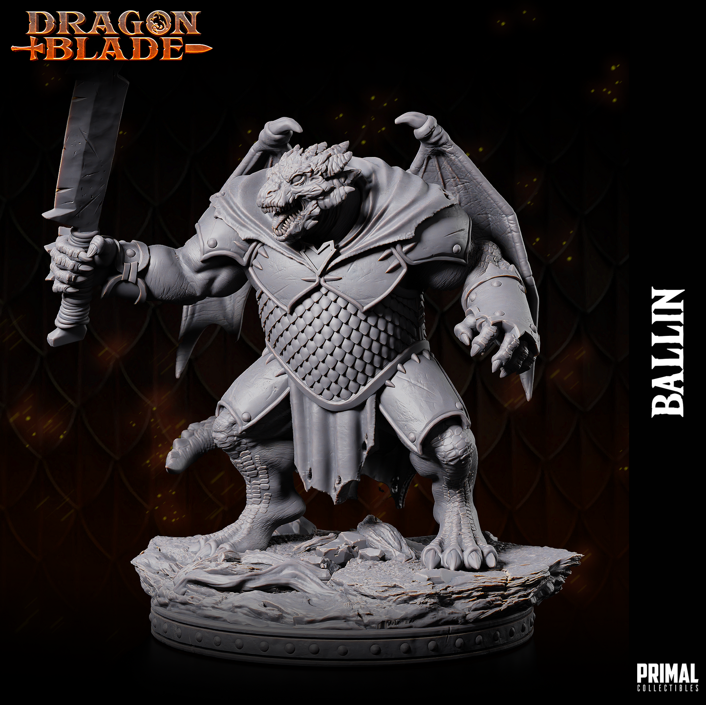 Primal Collectibles - Ballin, Kapak Draconian - Dragon Blade 2023 October