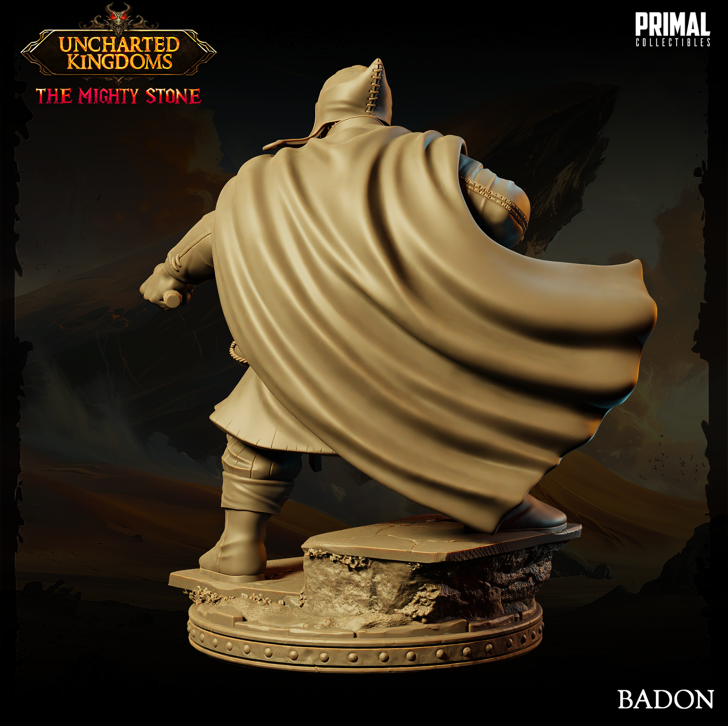 Primal Collectibles - Badon, Human Wizard - UK The Migthy Stone 2024 October