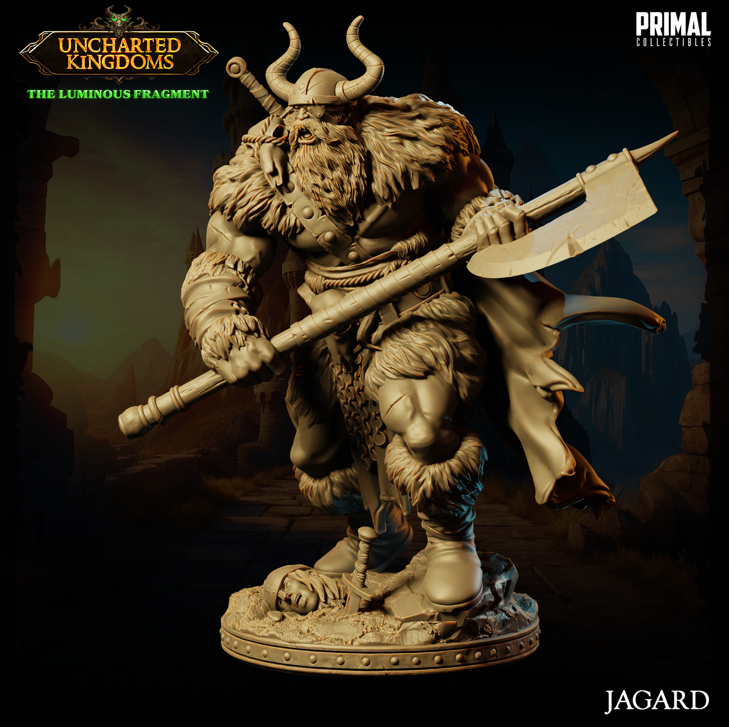 Primal Collectibles - King Jagard, Human Barbarian - UK The Louminus Fragment 2024 March