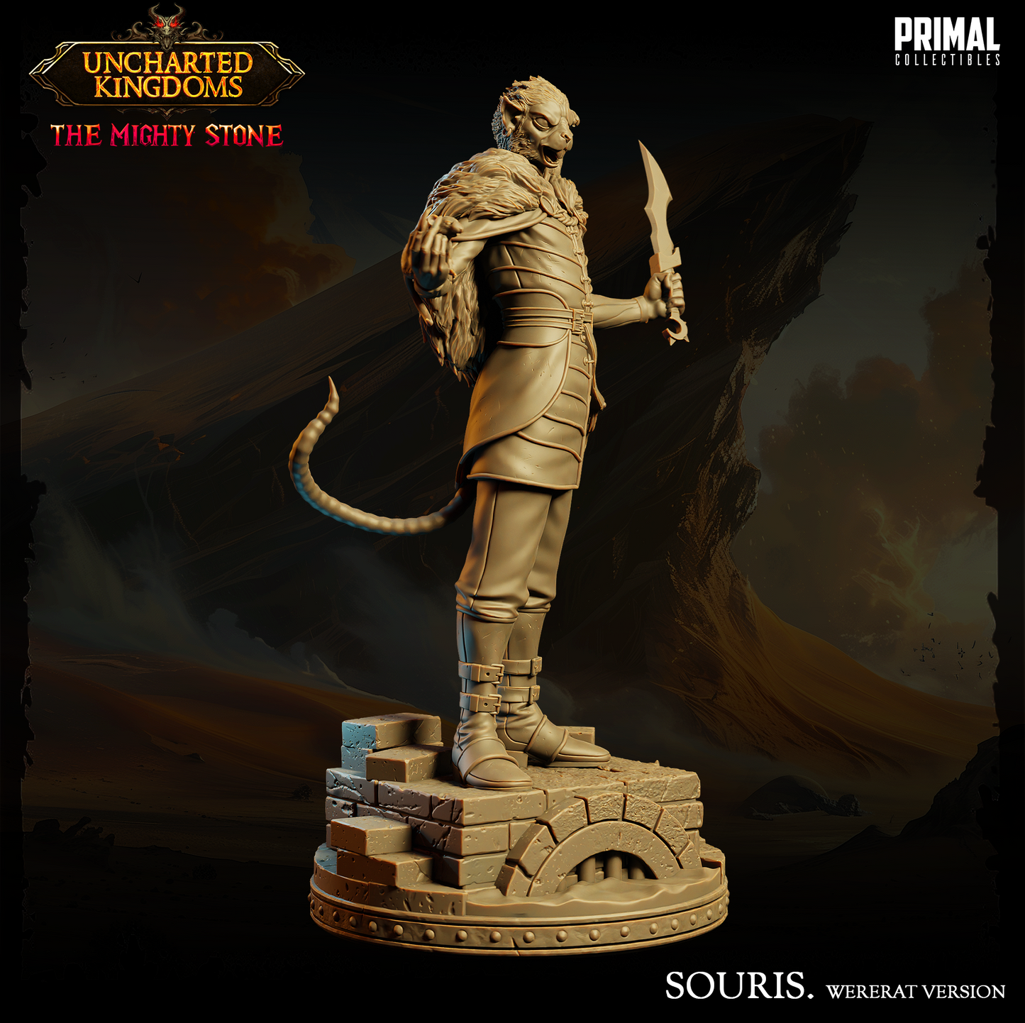 Primal Collectibles - Wererat Souris - UK The Migthy Stone 2024 September