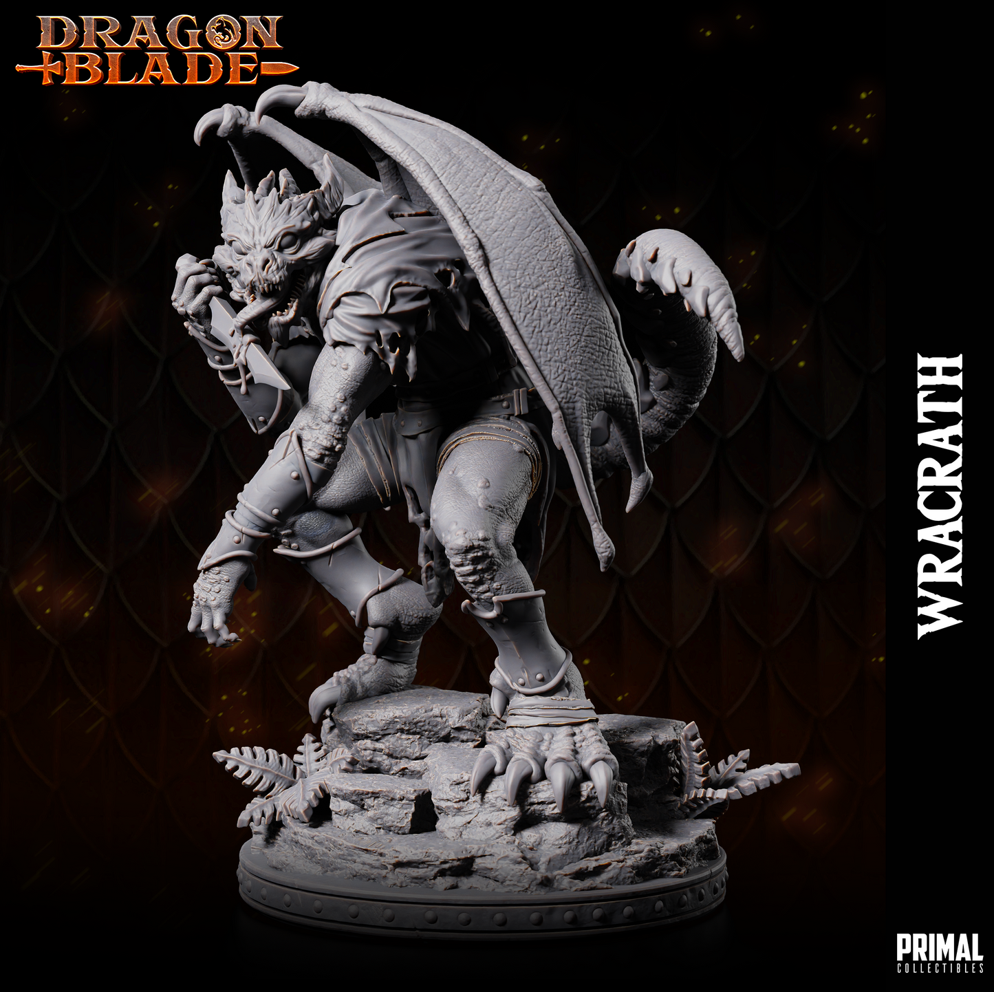 Primal Collectibles - Wracrath, Kapak Draconian - Dragon Blade 2023 December
