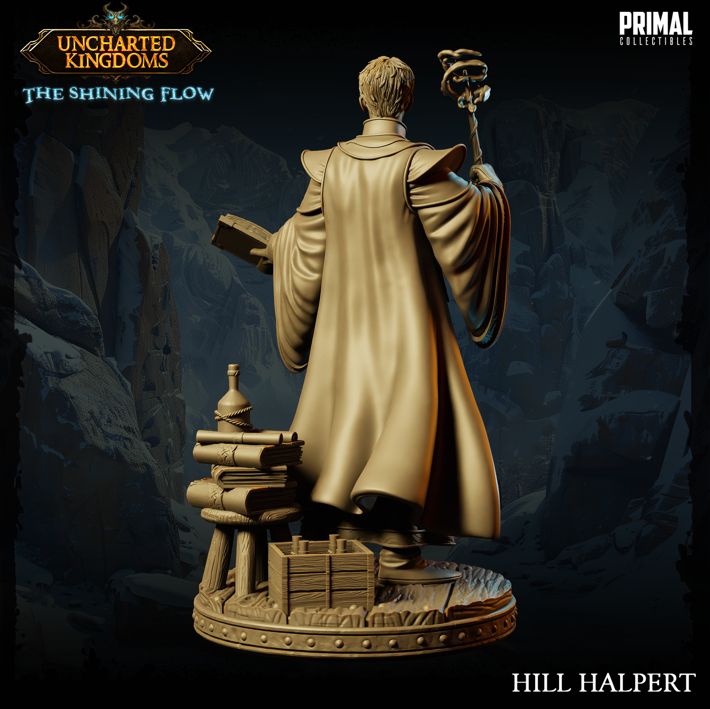 Primal Collectibles - Hill Halpert, Human Wizard - UK The Shining Flow 2024 June