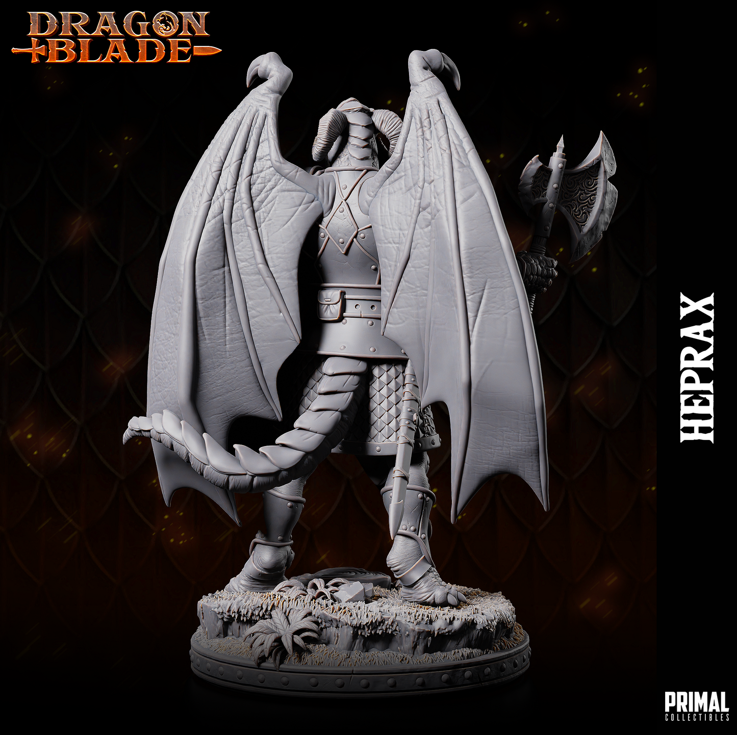 Primal Collectibles - Heprax, Kapak Draconian - Dragon Blade 2023 November