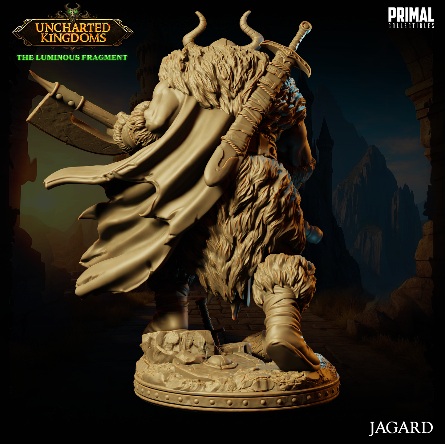 Primal Collectibles - King Jagard, Human Barbarian - UK The Louminus Fragment 2024 March