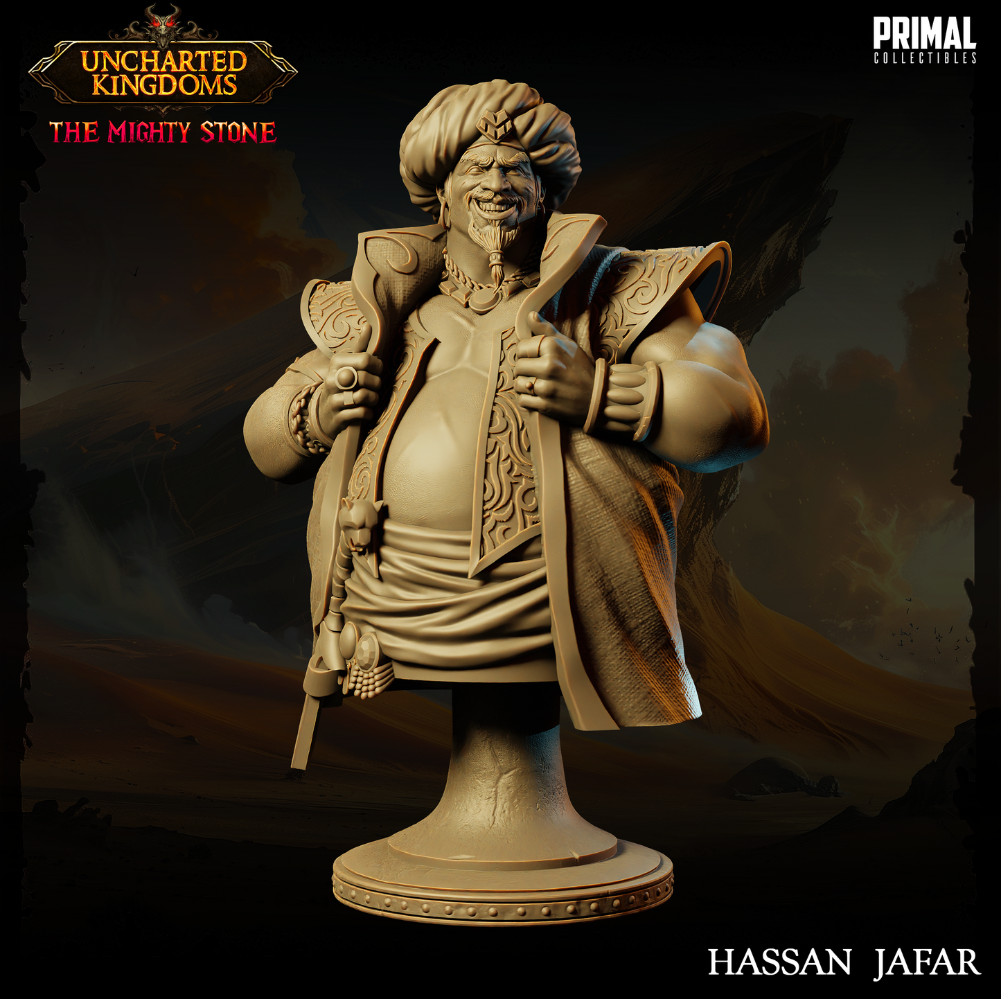 Primal Collectibles - Jassan Jafar, Crime Lord Bust - UK The Migthy Stone 2024 October