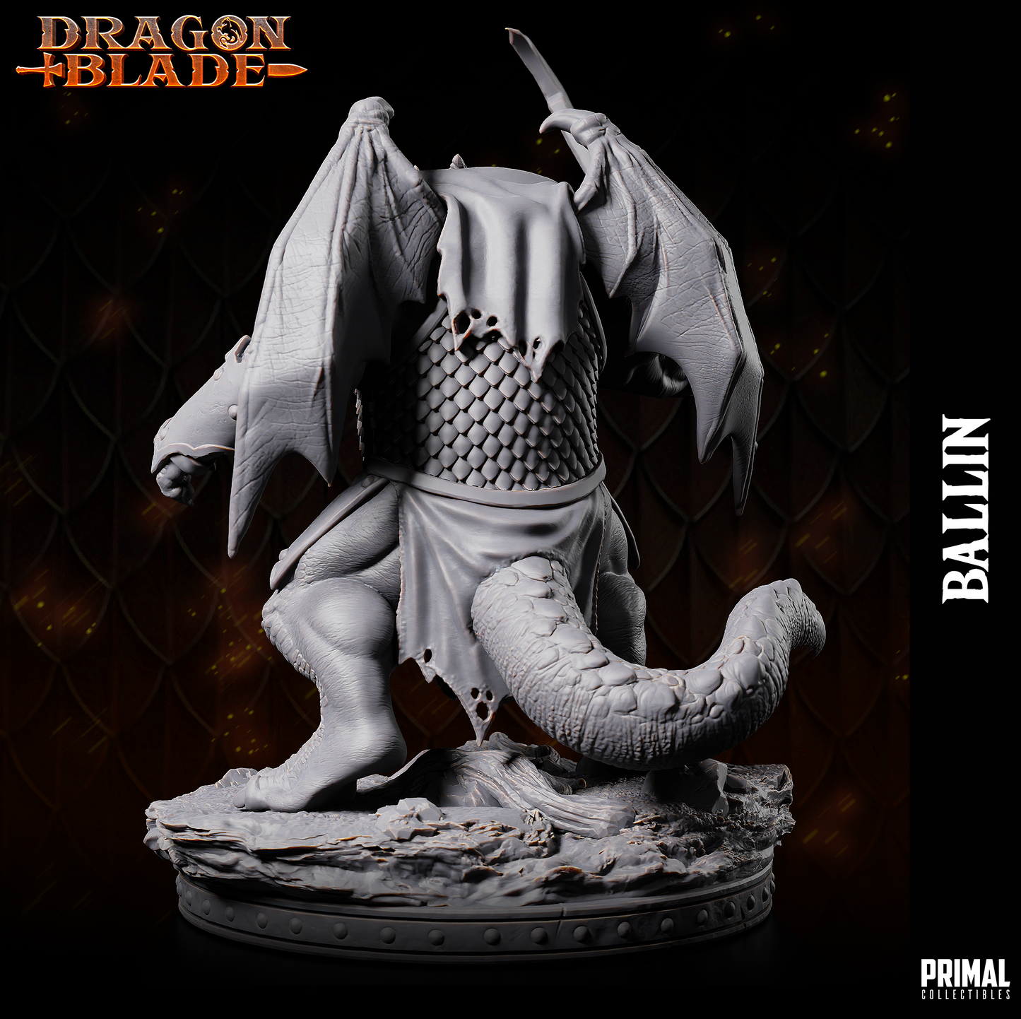 Primal Collectibles - Ballin, Kapak Draconian - Dragon Blade 2023 October