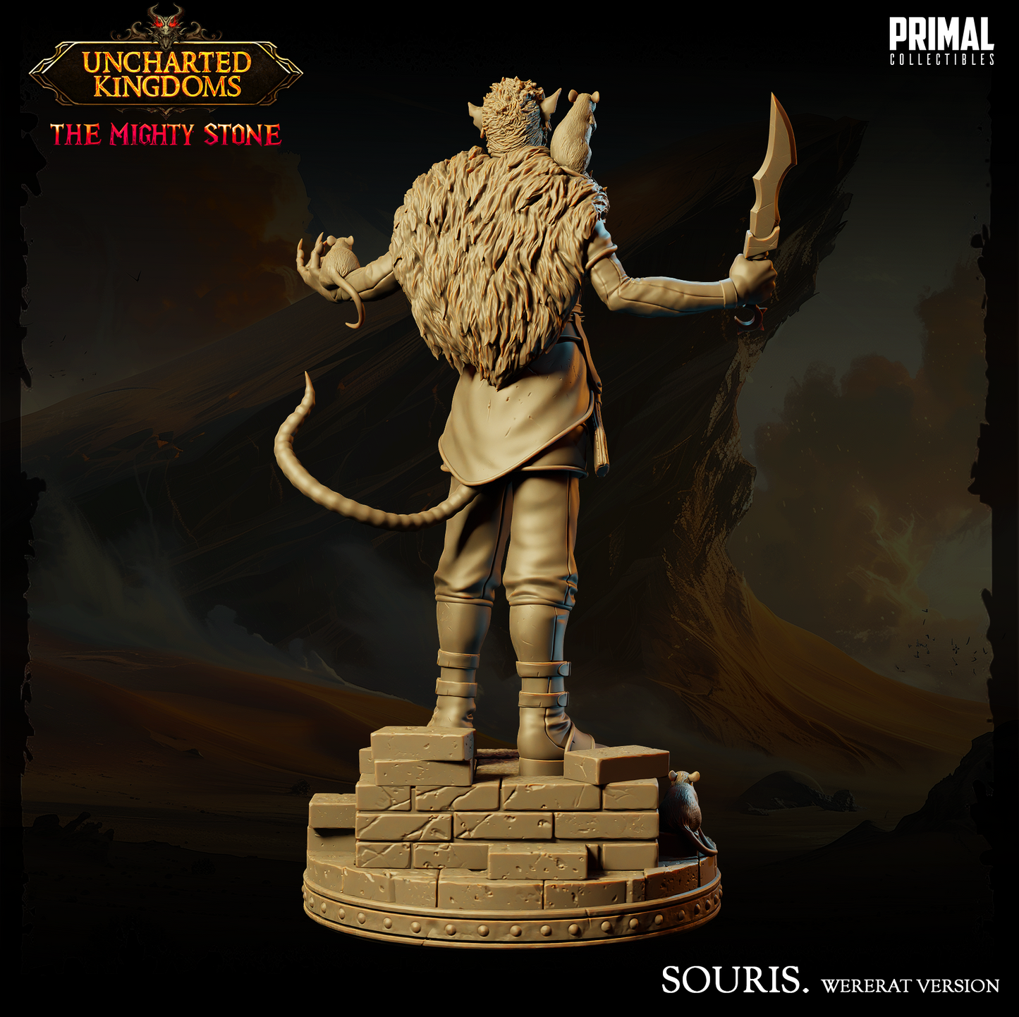 Primal Collectibles - Wererat Souris - UK The Migthy Stone 2024 September