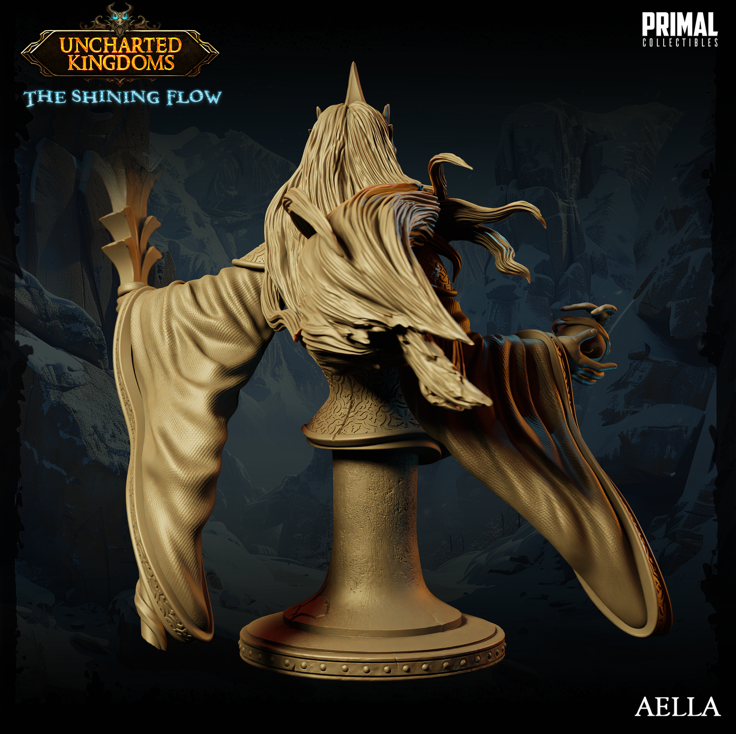 Primal Collectibles - Queen Aella, Human Wizard Bust - UK The Shining Flow 2024 June