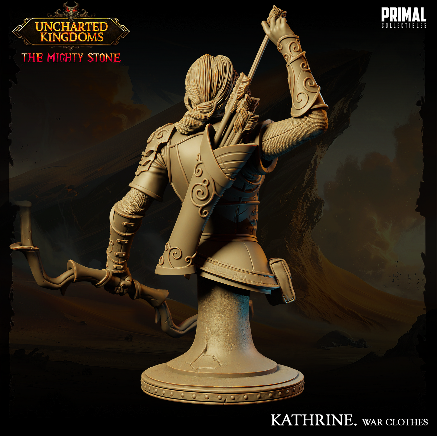 Primal Collectibles - Katherine Catti-Brie Bust - UK The Migthy Stone 2024 August