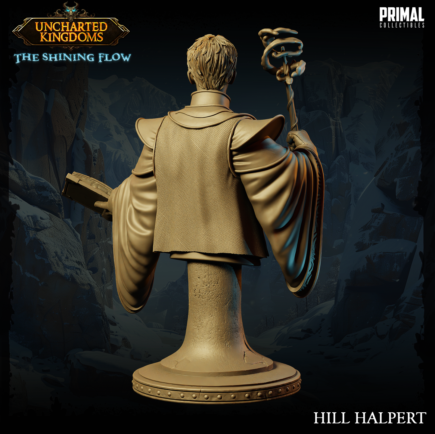 Primal Collectibles - Hill Halpert, Human Wizard Bust - UK The Shining Flow 2024 June