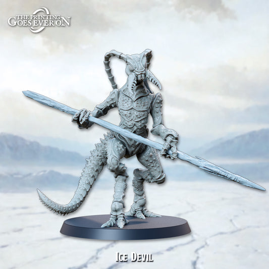 The Printing Goes Ever On - Ice Devil (Large) - Frostbound Fate 2024 December