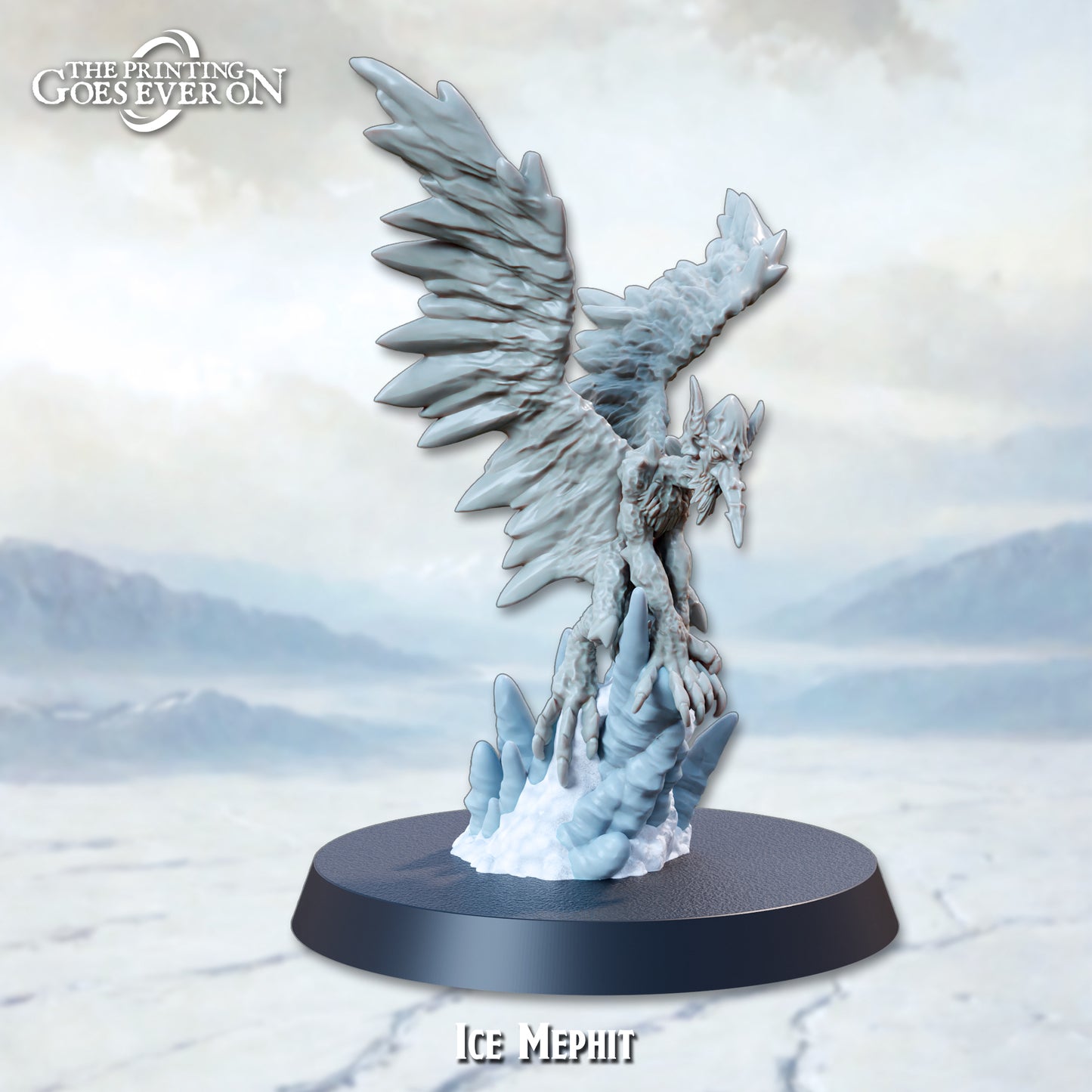 The Printing Goes Ever On - Ice Mephit (Small) - Frostbound Fate 2024 December
