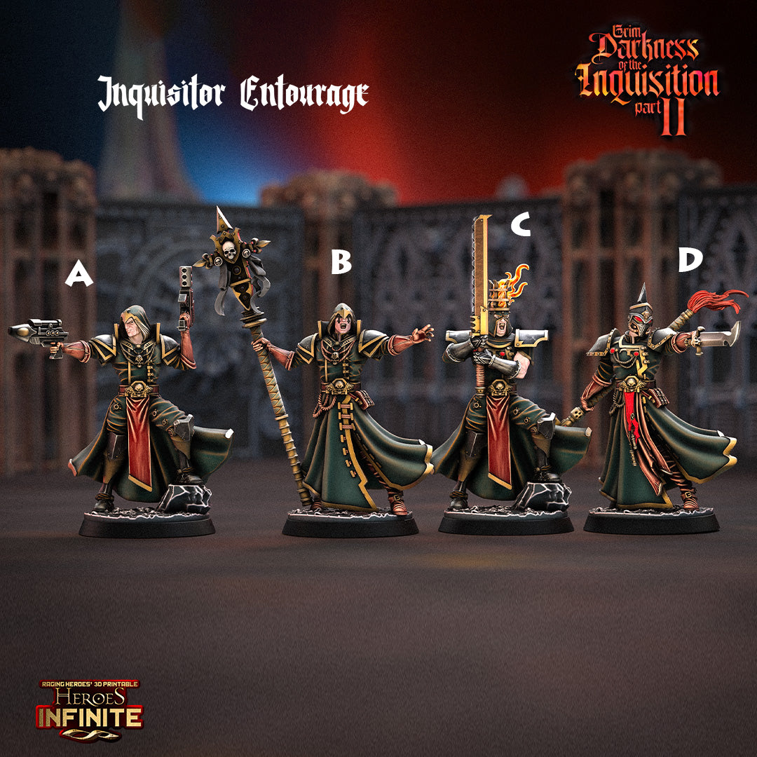 Heroes Infinite Raging Heores - Inquisitorial Entourage, Custodes  - Grim Darkness of the Inquisition 2 #40