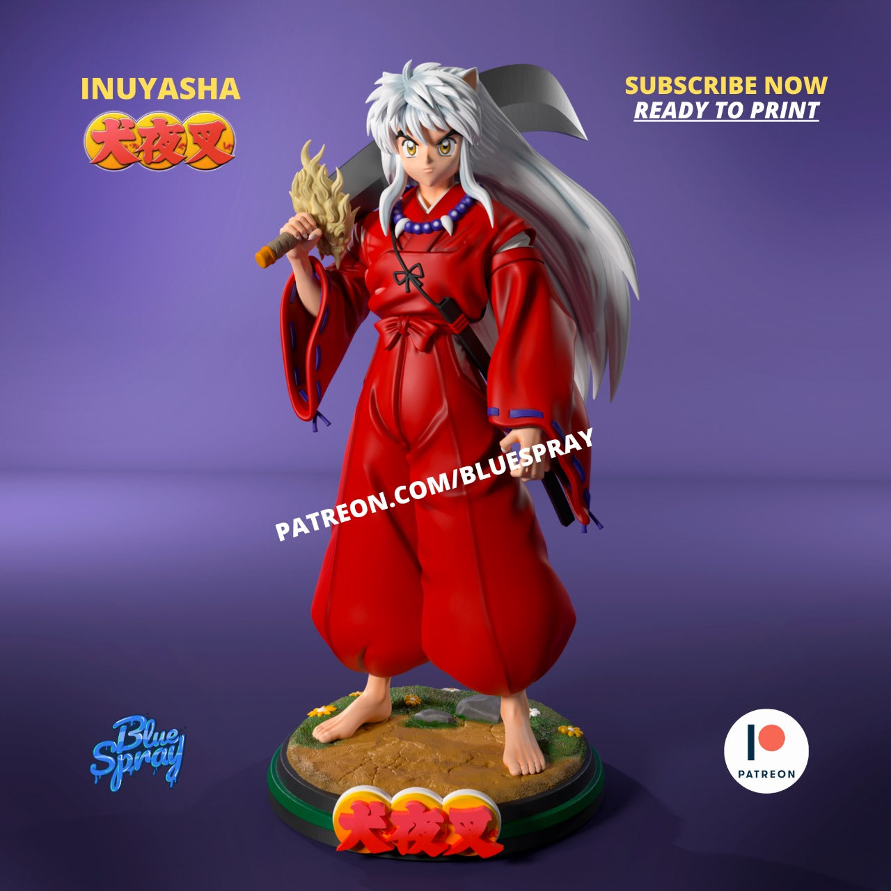 Blue Spray - Inuyasha