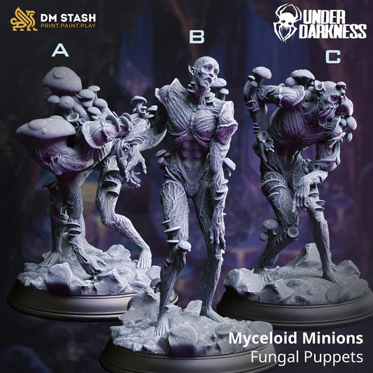 DM Stash - Myceloid Minions,  Fungal Puppet  - Under Darkness 2024 February Release