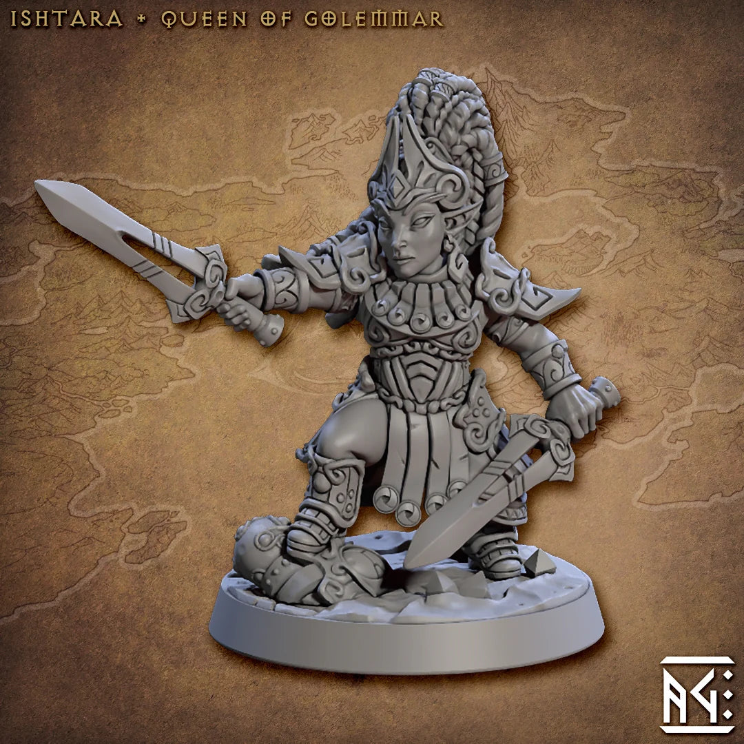 Artisan Guild - Ishtara Female Gnome Queen of Golemmar - Golemmar Gnomes 2022 November