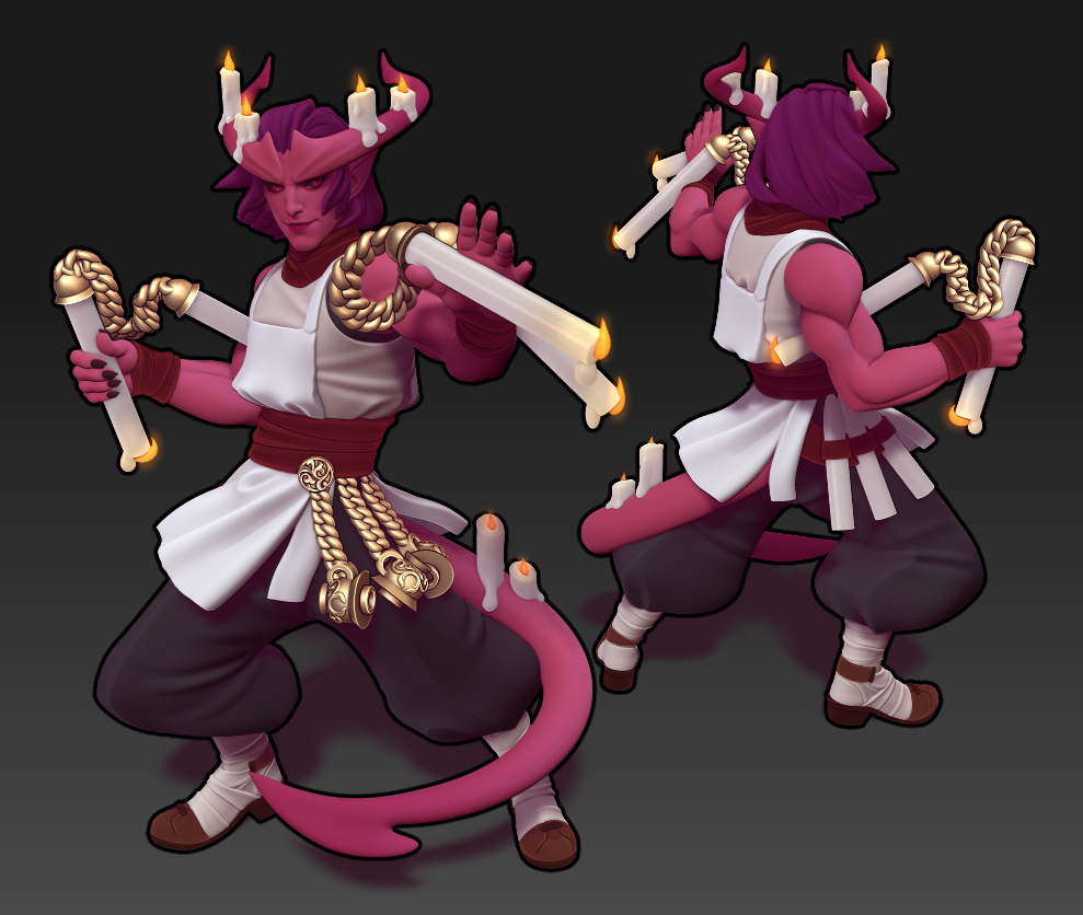 Twin Goddess Miniatures - JacobinImble The Candlestick Maker - 2025 August