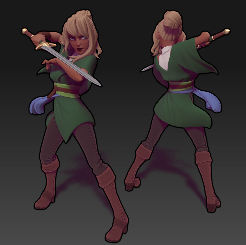 Twin Goddess Miniatures - Jadis the Hexblade - 2025 Septmeber