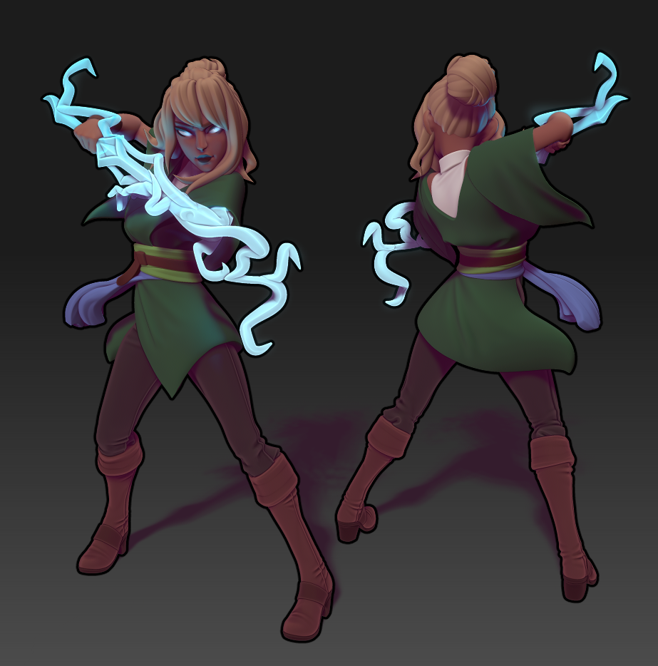 Twin Goddess Miniatures - Jadis the Hexblade - 2025 Septmeber