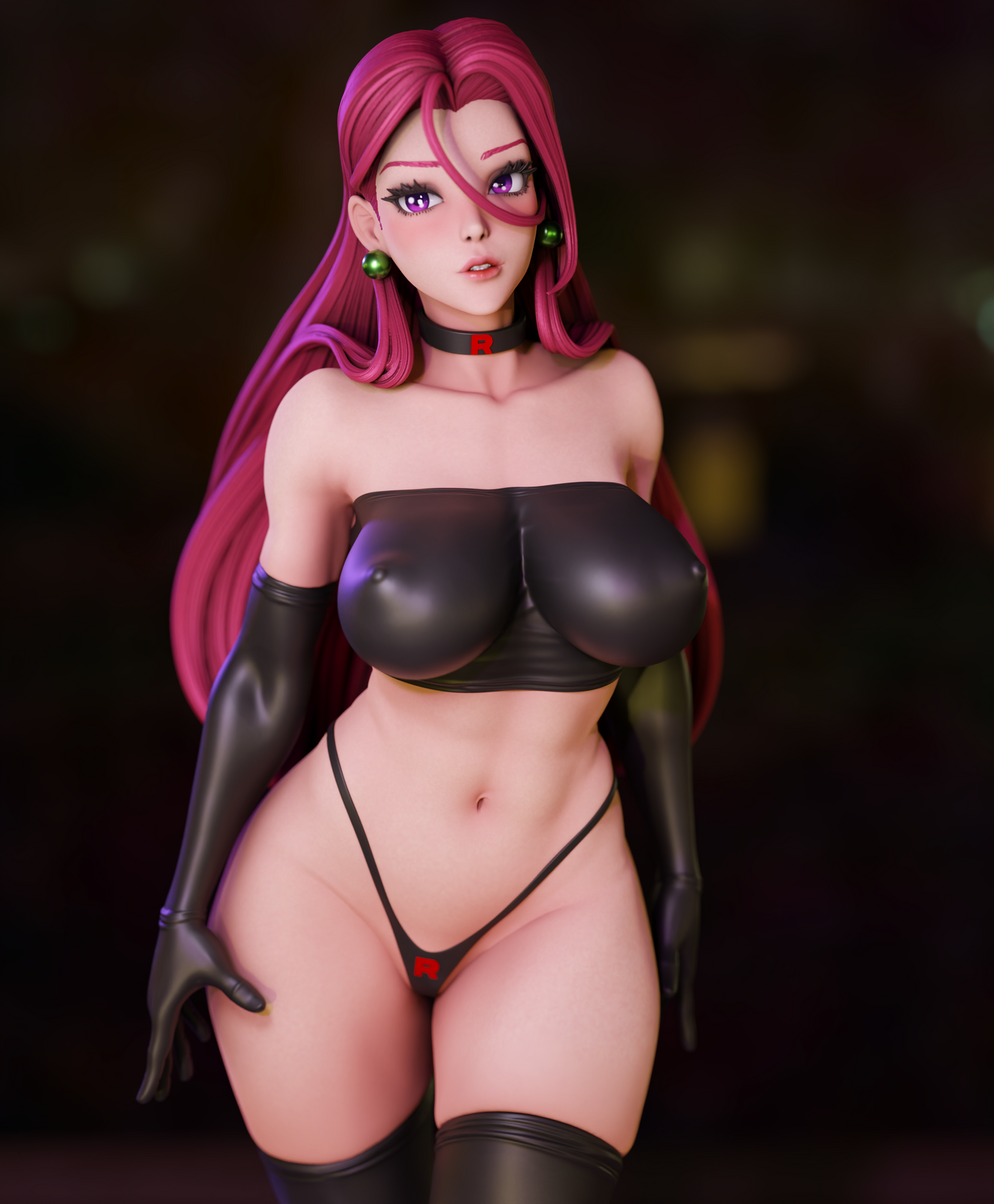 Momoji3D Studio - Jessie, Rocket Team - Pokemon