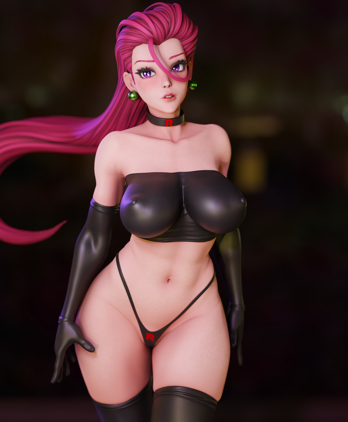 Momoji3D Studio - Jessie, Rocket Team - Pokemon