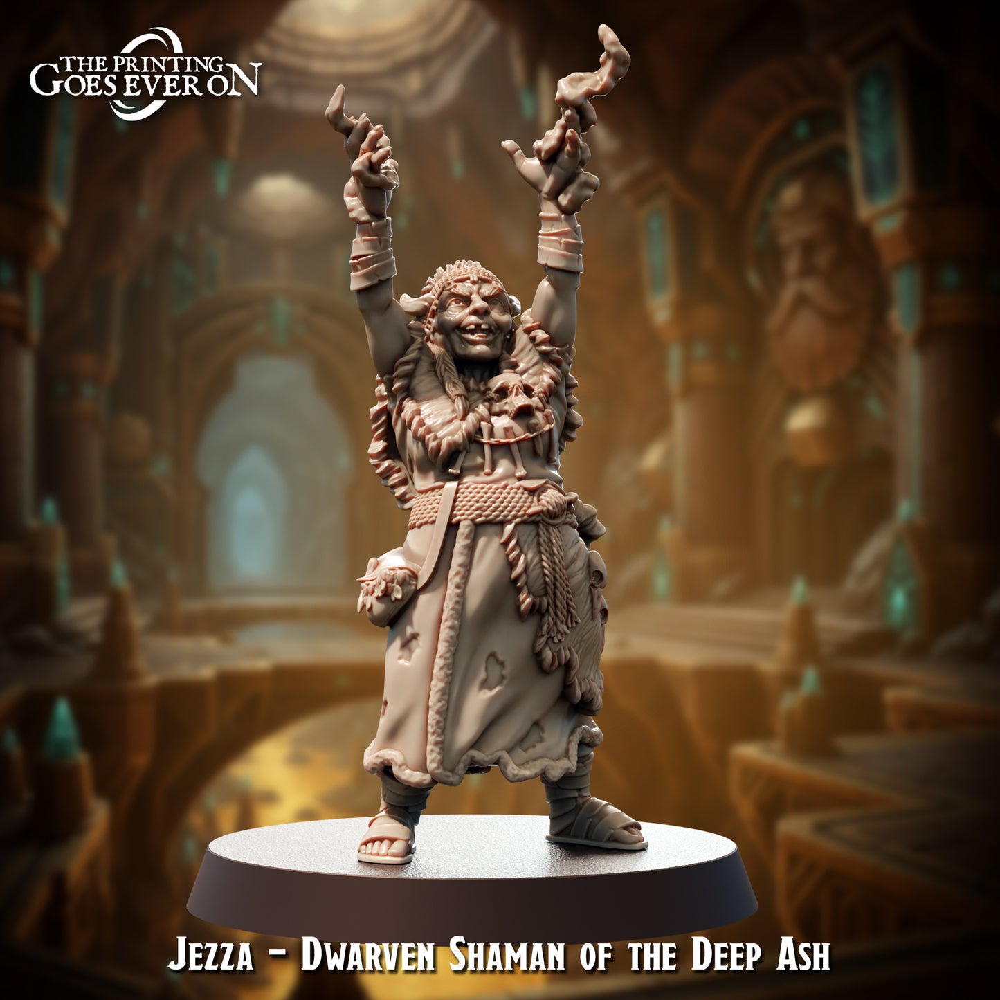 The Printing Goes Ever On - Jezza, Dwarven Shaman of the Deep Ash - Spiders of the Forge 2025 November