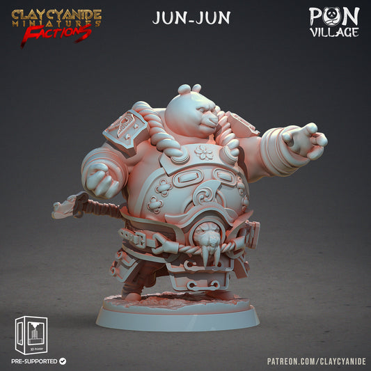 Clay Cyanide - Jun Jun, Monk Panda -Pon Village 2022 April