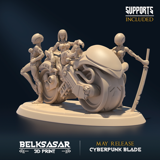 Belksasar - Neon Nighthuntress - Cyberpunk Blade 2023 May
