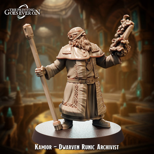 The Printing Goes Ever On - Kamior, the Runic Archivist - Spiders of the Forge 2025 November